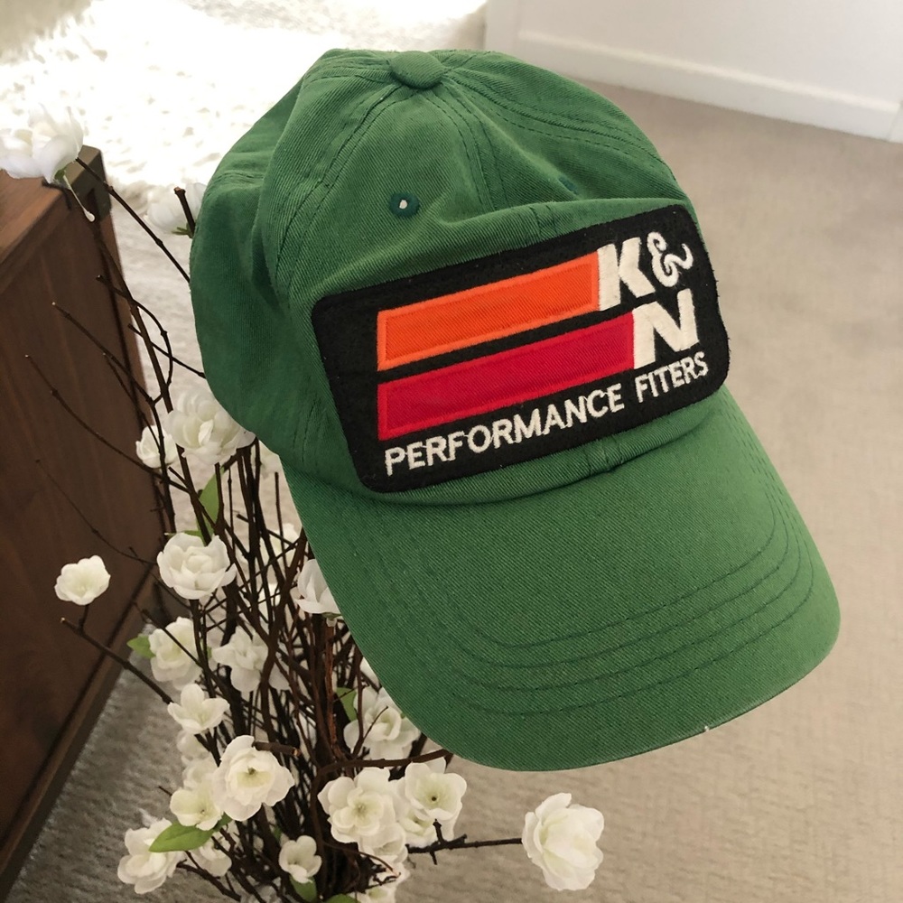 Green retro hat